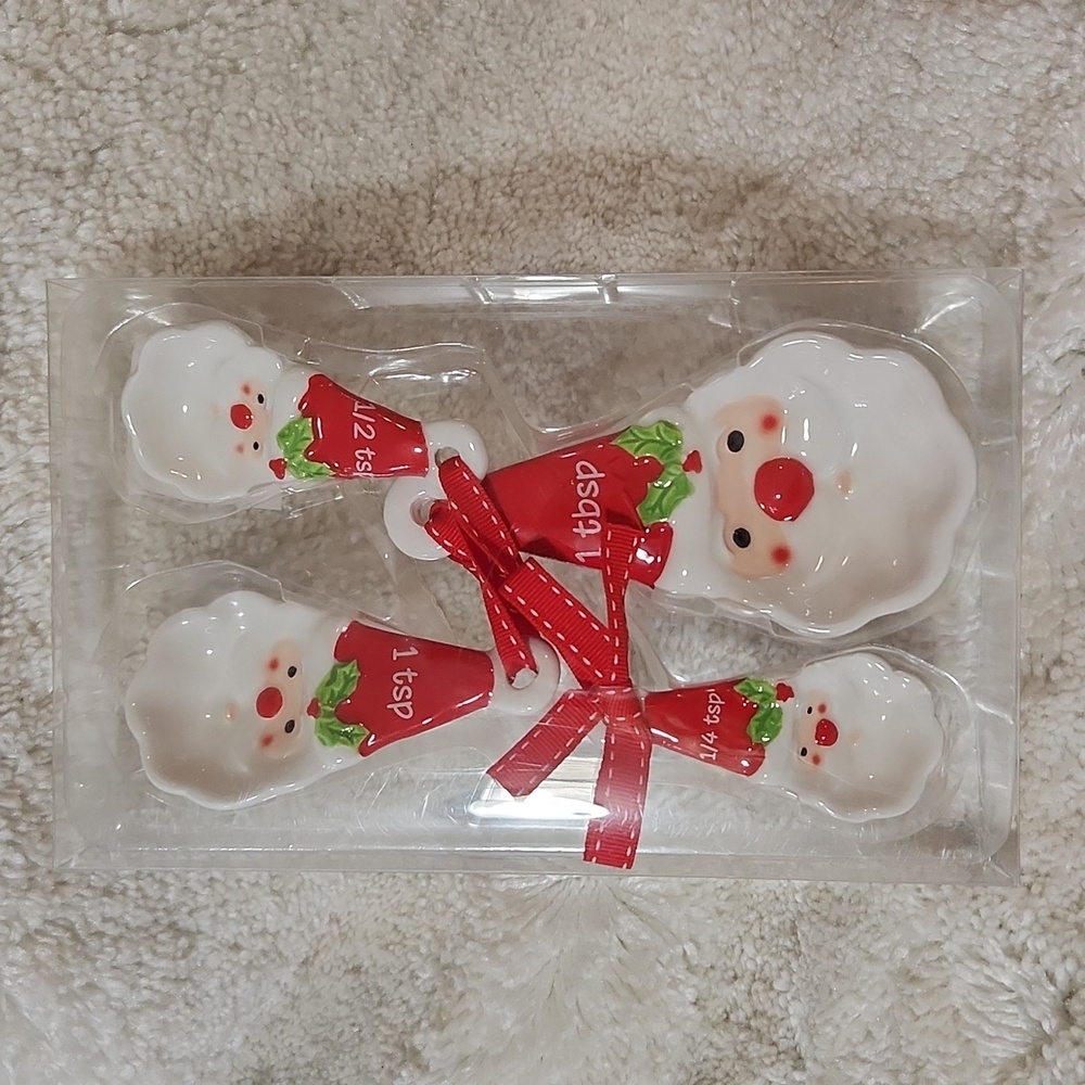 Santa Ceramic Measuring Spoons